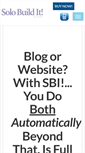 Mobile Screenshot of blogorbuild.sitesell.com